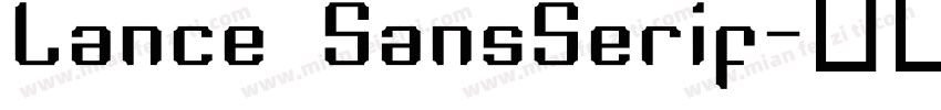 Lance SansSerif字体转换